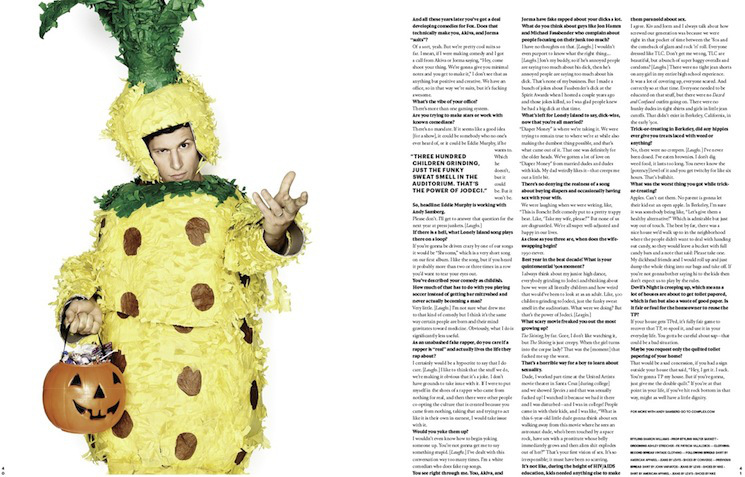 Andy Samberg by Art Streiber for Complex Magazine