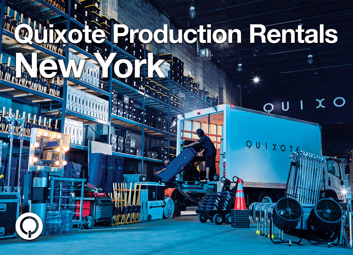 One Drop Rentals is now Quixote Production Rentals in New York